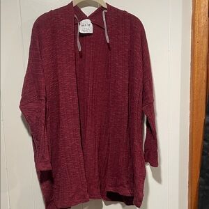 Sadie & Sage Deep Red Cardigan